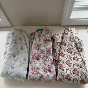 3 Posh Peanut Sleep Sacks 6-18 months 1.0-2.5 TOG